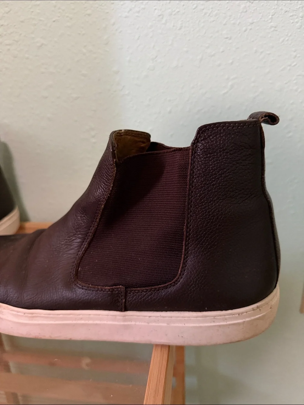 Men's Dark Brown Leather Chukka Boot-Sneaker Hybrid